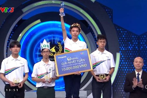 Nam sinh Bình Dương ngược dòng chiến thắng thi tuần Olympia