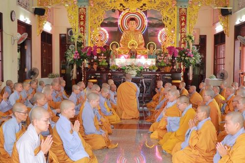 Lễ tác pháp An cư kiết hạ Phật lịch 2567 tại các trường hạ Phật giáo TP.Thủ Đức