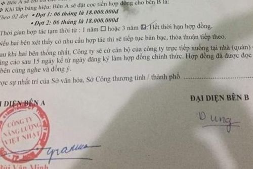 Dùng hợp đồng giả, lừa bán hàng dởm cho người dân quê