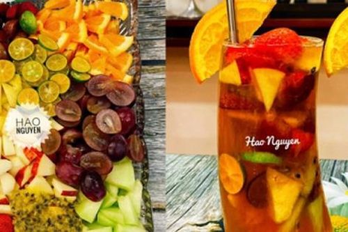 Cách làm trà hoa quả nhiệt đới đơn giản tại nhà
