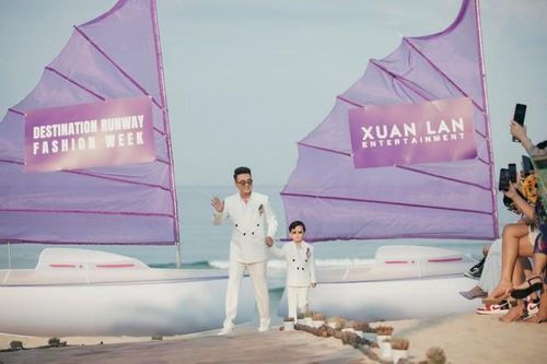 Đàm Vĩnh Hưng lần đầu đưa con trai lên sàn diễn thời trang tại 'Destination Runway Fashion Week 2023'