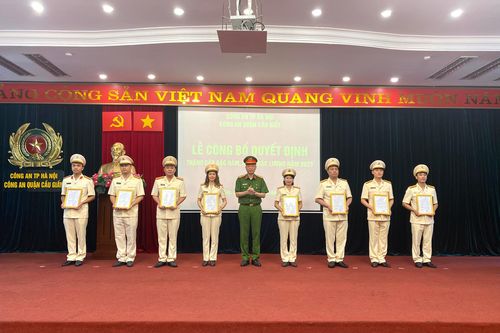 Công an quận Cầu Giấy chủ động phòng ngừa cán bộ chiến sỹ sai phạm