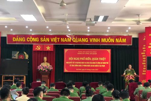 Đề cao vai trò người đứng đầu đơn vị trong triển khai Nghị quyết 18