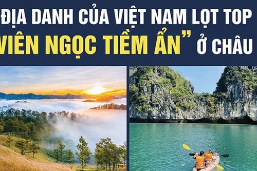 Việt Nam có tới 2 địa điểm lọt top 'viên ngọc tiềm ẩn' ở châu Á