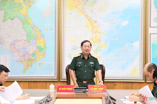 Thượng tướng Lê Huy Vịnh làm việc với Tổng cục Hậu cần về cải cách thủ tục hành chính
