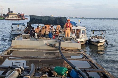 Đồng loạt kiểm tra, bắt giữ cát tặc quy mô tại miền Tây