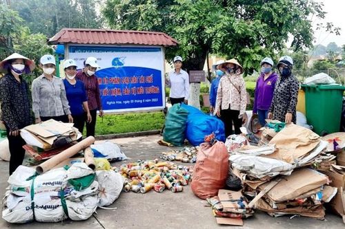 Hội LHPN tỉnh Bắc Giang: Chia sẻ kinh nghiệm về thu gom, phân loại rác thải sinh hoạt