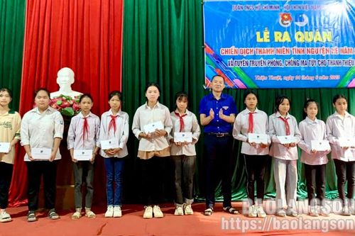 Bình Gia: Ra quân Chiến dịch Thanh niên tình nguyện hè 2023
