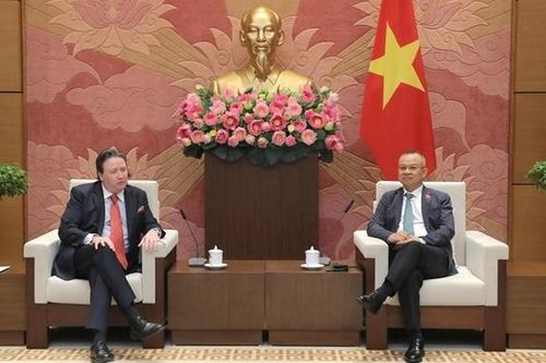 Phó Chủ nhiệm Ủy ban Đối ngoại Nguyễn Mạnh Tiến tiếp Đại sứ Hoa Kỳ