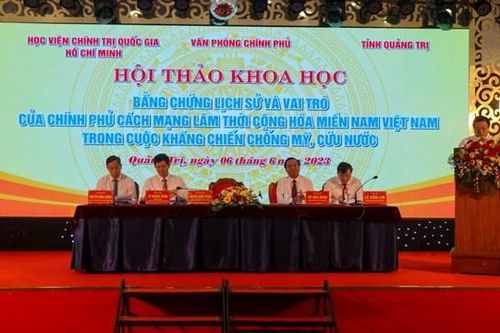 Khẳng định vai trò lịch sử của Chính phủ Cách mạng lâm thời Cộng hòa miền Nam Việt Nam