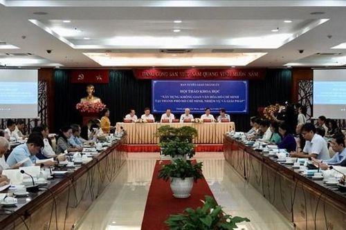 Xây dựng không gian văn hóa Hồ Chí Minh có bản sắc đặc thù cho TP HCM