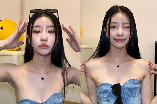 Nữ ca sĩ Hàn Quốc bị phản ứng vì trang phục hớ hênh