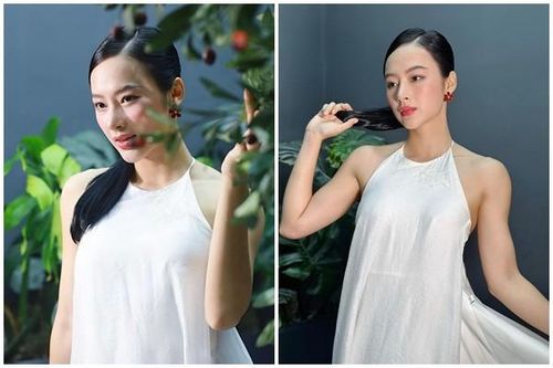 Cựu hot girl 'bà mẹ nhí' diện váy yếm khoe cơ tay rắn chắc