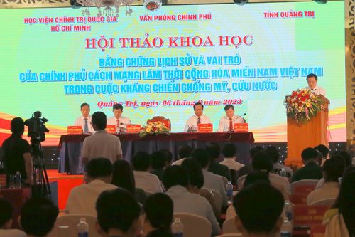 Hội thảo vai trò Chính phủ CMLTCHMN Việt Nam trong kháng chiến