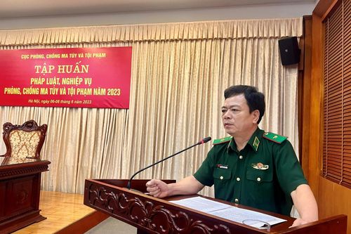 Tập huấn pháp luật, nghiệp vụ phòng, chống ma túy và tội phạm năm 2023