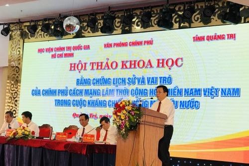 Hội thảo khoa học về vai trò của Chính phủ Cách mạng lâm thời Cộng hòa miền Nam Việt Nam