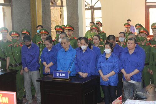 10 án tử hình cho các bị cáo trong đường dây ma túy