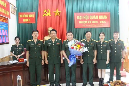 VKS quân sự khu vực 41, Quân khu 4 tổ chức thành công Đại hội Quân nhân nhiệm kỳ 2023 – 2025