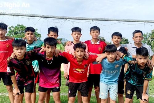 Đội tuyển Quế Phong sẽ nỗ lực để lại nhiều ấn tượng ở Giải Bóng đá Thiếu niên - Nhi đồng Cúp Báo Nghệ An năm 2023