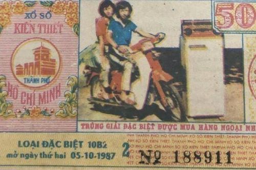 Cận cảnh 'DD đỏ' giá 10 cây vàng trên những tờ vé số thời bao cấp