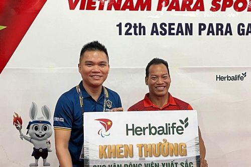 Thưởng nóng cho vận động viên đạt huy chương vàng tại ASEAN Para Games 2023