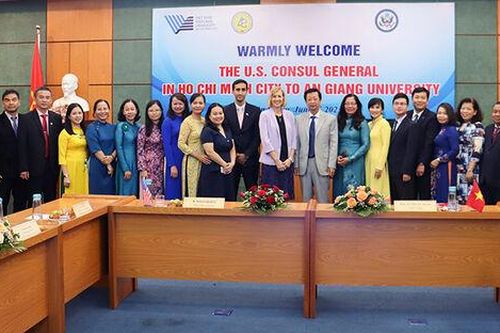 Trường Đại học An Giang tiếp Tổng Lãnh sự Hoa Kỳ tại TP. Hồ Chí Minh