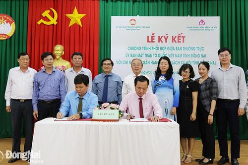 MTTQ Việt Nam tỉnh và Ngân hàng Chính sách xã hội chi nhánh tỉnh phối hợp triển khai tín dụng chính sách