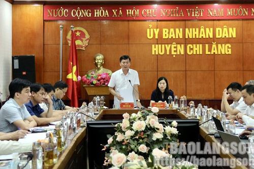 Thường trực HĐND tỉnh giám sát, kiểm tra tại huyện Chi Lăng