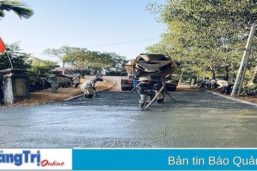 Triệu Phong: 100% xã đạt chuẩn nông thôn mới