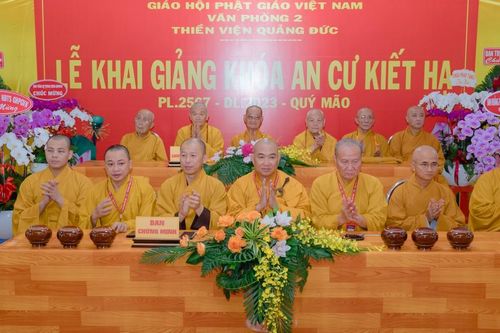 Thiền viện Quảng Đức (Q.3) khai giảng khóa An cư kiết hạ Phật lịch 2567