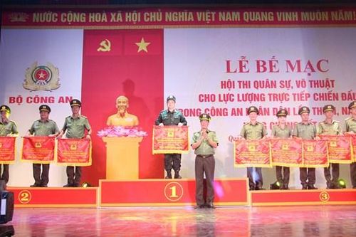 Bế mạc vòng chung kết Hội thi quân sự, võ thuật cho lực lượng trực tiếp chiến đấu trong CAND