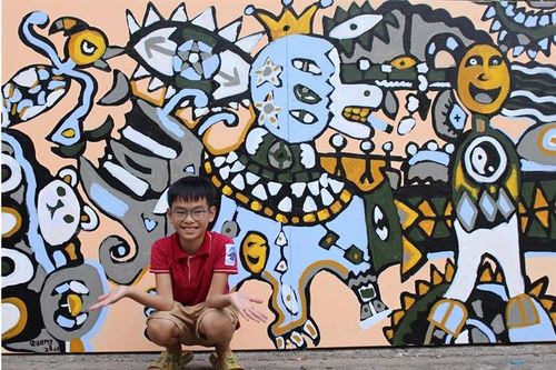 Họa sĩ nhí người dân tộc Tày gây bất ngờ với triển lãm 'Những linh hồn ẩn giấu'