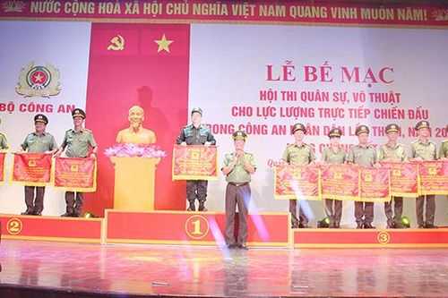 Bộ Tư lệnh Cảnh sát cơ động đoạt giải Nhất toàn đoàn tại Hội thi quân sự, võ thuật Công an nhân dân
