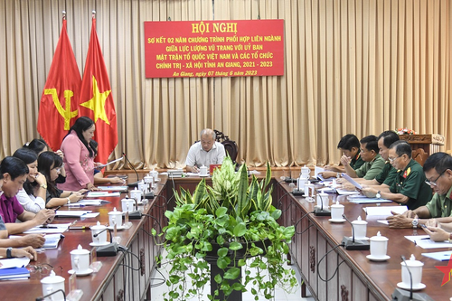 An Giang sơ kết 2 năm thực hiện chương trình phối hợp công tác vận động quần chúng