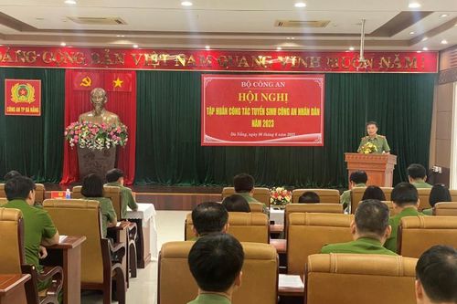 Tập huấn công tác tuyển sinh CAND năm 2023