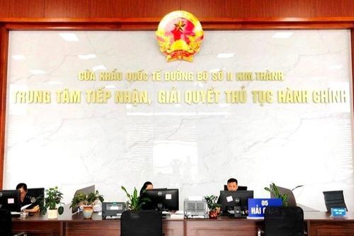 Chính thức đưa vào hoạt động Trung tâm dịch vụ hành chính công tại Cửa khẩu đường bộ Kim Thành