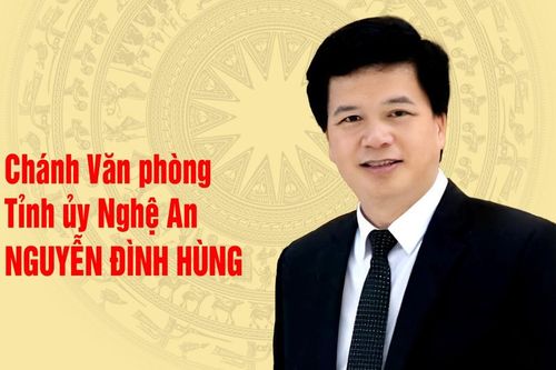 Tân Chánh Văn phòng Tỉnh ủy Nghệ An Nguyễn Đình Hùng