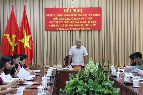 An Giang sơ kết công tác phối hợp liên ngành về vận động quần chúng