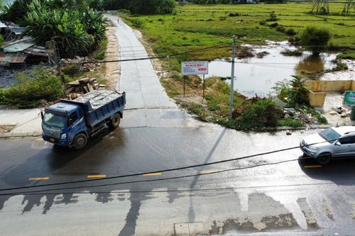 Tự ý mở đường đấu nối trái phép vào quốc lộ 14G đoạn qua Đà Nẵng