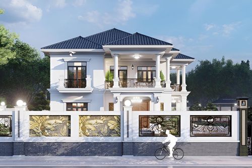 Cùng chiêm ngưỡng những mẫu biệt thự 2 tầng mái Nhật đẹp nhất hiện nay