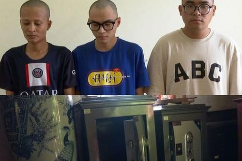 Bắt nhóm đối tượng một đêm gây ra 3 vụ trộm tại đình, chùa