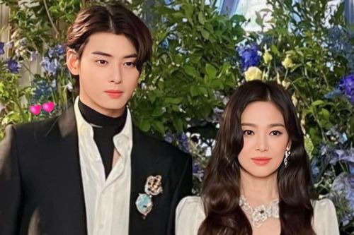Khoảnh khắc gây chú ý của Song Hye Kyo và nam diễn viên kém 16 tuổi