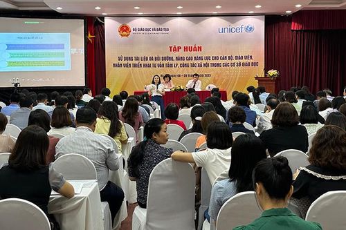 21 nghìn cán bộ, giáo viên tham gia tập huấn tư vấn tâm lý và công tác xã hội trong các cơ sở giáo dục