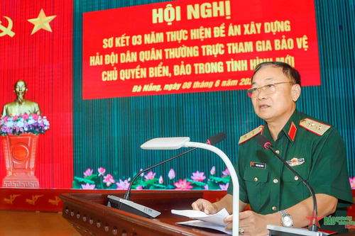 Quân khu 5: Sơ kết 3 năm thực hiện Đề án xây dựng Hải đội dân quân thường trực