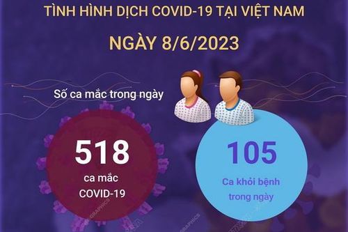 Tình hình dịch COVID-19 ở Việt Nam ngày 8/6