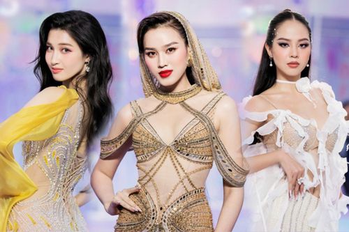 Đỗ Thị Hà 'chặt đẹp' dàn hậu với màn catwalk mãn nhãn: Phương Nhi - Thanh Thủy phải học hỏi nhiều