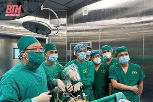 Phẫu thuật nội soi cắt gan điều trị ung thư gan tại Bệnh viện Đa khoa tỉnh Thanh Hóa