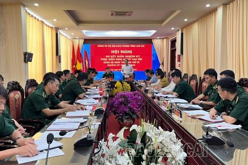 Đảng ủy Bộ đội Biên phòng tỉnh sơ kết giữa nhiệm kỳ 2020 - 2025