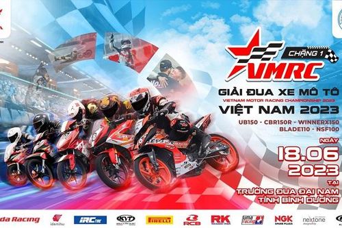 Giải đua xe Mô tô Việt Nam - VMRC 2023: Góp phần nâng cao nhận thức và kĩ năng điều khiển phương tiện