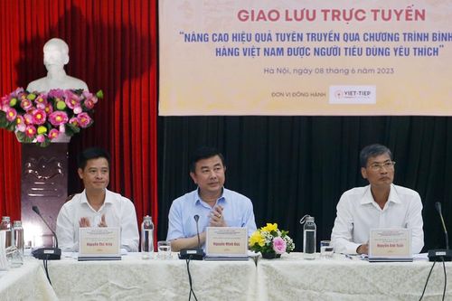 Giao lưu trực tuyến tôn vinh hàng Việt, đồng hành cùng doanh nghiệp
